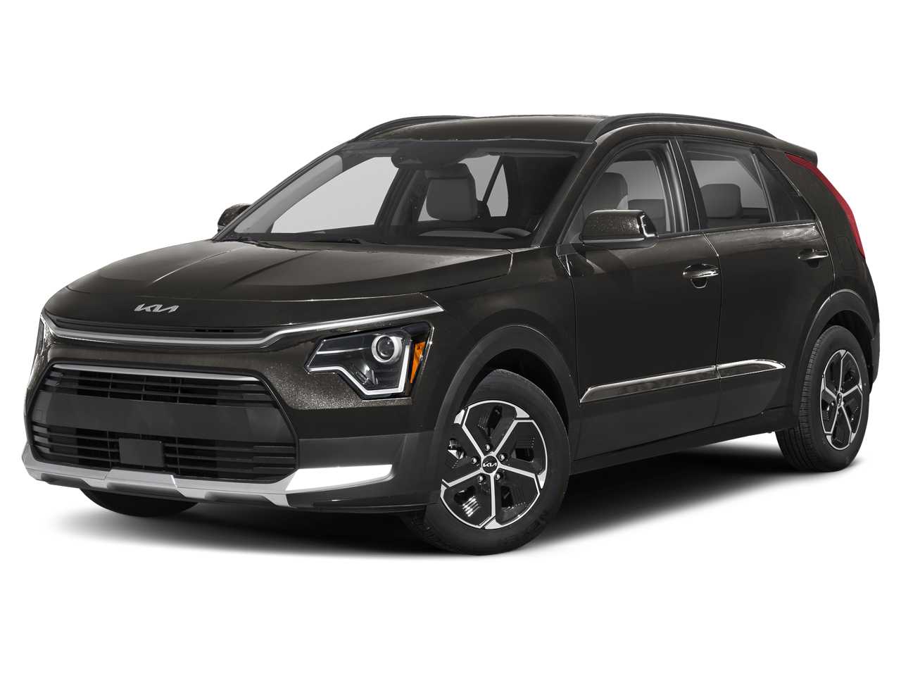 2023 Kia Niro EX in Graphite Gray — front three-quarter view