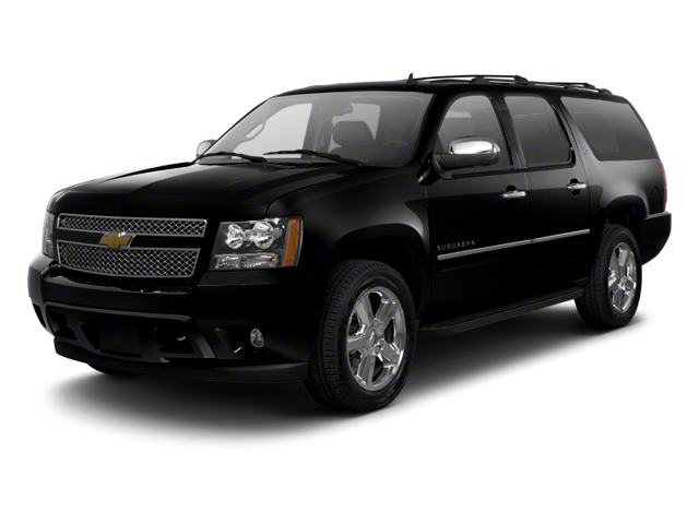 2013 Chevrolet Suburban 1500 LT in Black — front three-quarter view