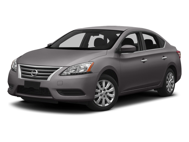 2013 Nissan Sentra S in Amethyst Gray — front three-quarter view