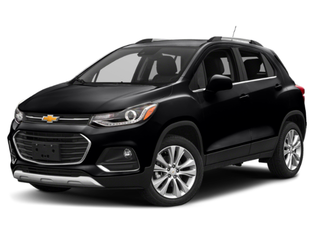 2018 Chevrolet Trax Premier in Mosaic Black Metallic — front three-quarter view