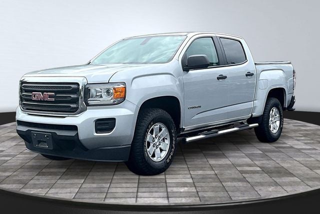 2018 GMC Canyon Base in Quicksilver Metallic — front three-quarter view