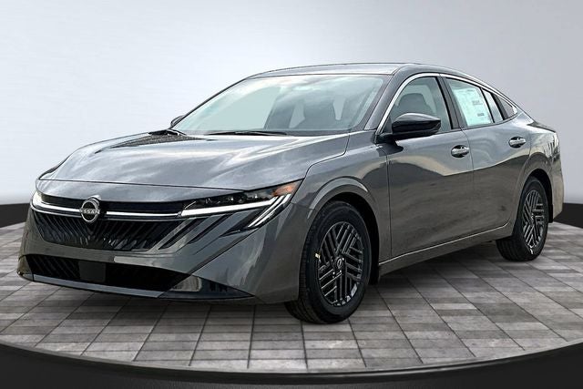 2026 Nissan Sentra SV in Gun Metallic — front three-quarter view