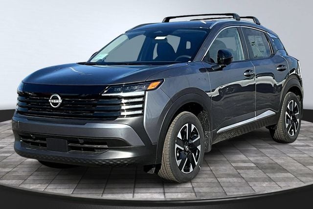 2026 Nissan Kicks SV in Gun Metallic — front three-quarter view