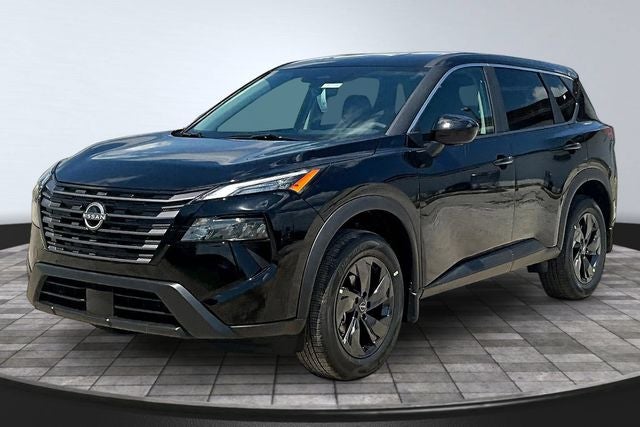 2026 Nissan Rogue SV in Super Black — front three-quarter view
