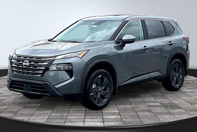 2026 Nissan Rogue SV in Gun Metallic — front three-quarter view